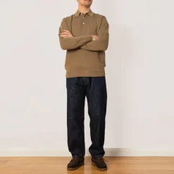 Shirts|Beams Plus Knit Polo 12G - Mocha