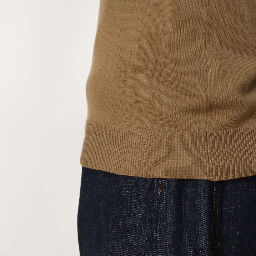 Shirts|Beams Plus Knit Polo 12G - Mocha