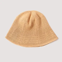 Headwear|Found Feather Knit Tulip Hat - Cream