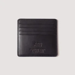 Wallets|Visvim Leather Card Case - Black