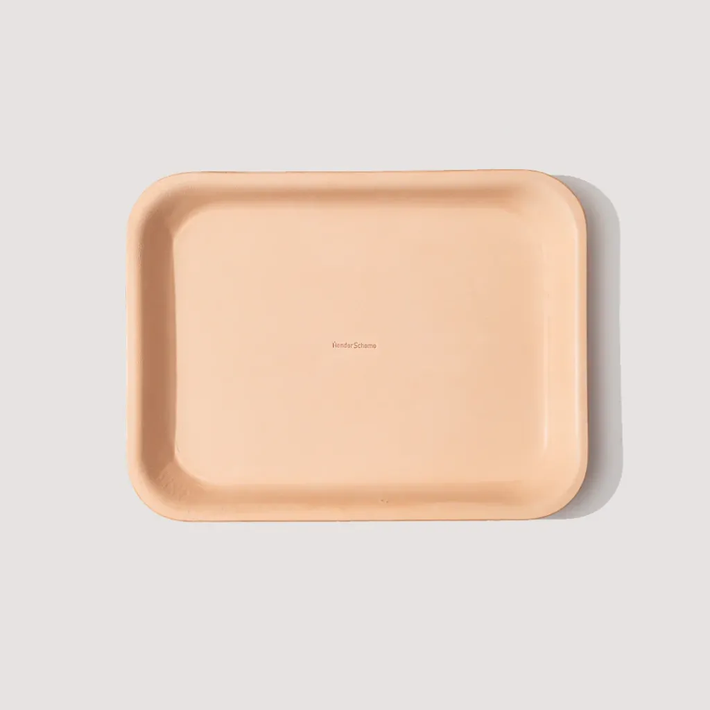 Lifestyle|Hender Scheme Leather Tray Medium - Natural