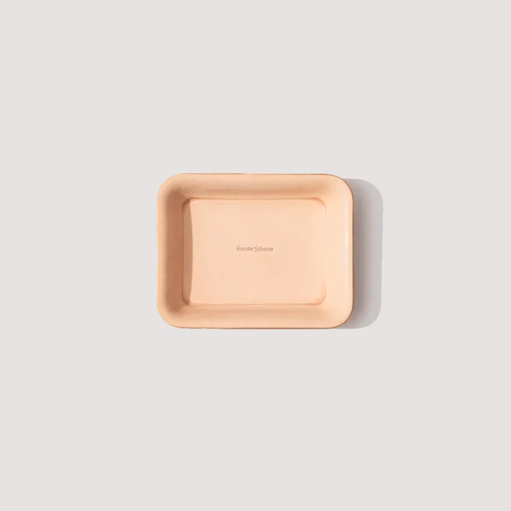 Lifestyle|Hender Scheme Leather Tray Small - Natural