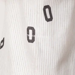 Shirts|Pop Trading Company Letters Striped Pop Shirt - White Linen