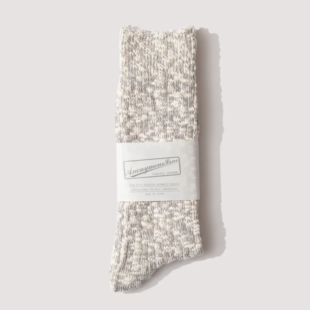 Socks|Anonymous Ism Light Weight Slub Crew - M. Grey