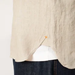 Shirts|Beams Plus Linen Chambray Shirt - Natural