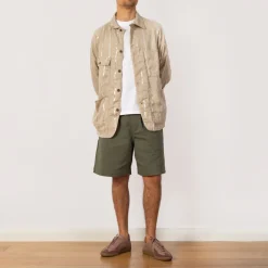 Jackets|Kapital Linen Glitter Phillies Stripe Cactus Coverall - Ecru