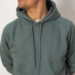 Sweatshirts|Pop Trading Company Logo Hooded Sweat - Stormy Sea