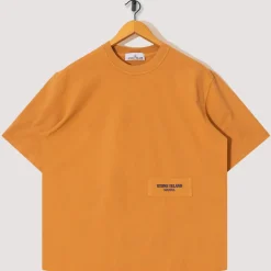 T-Shirts|Stone Island Marina Logo T-Shirt - Apricot (V003A)