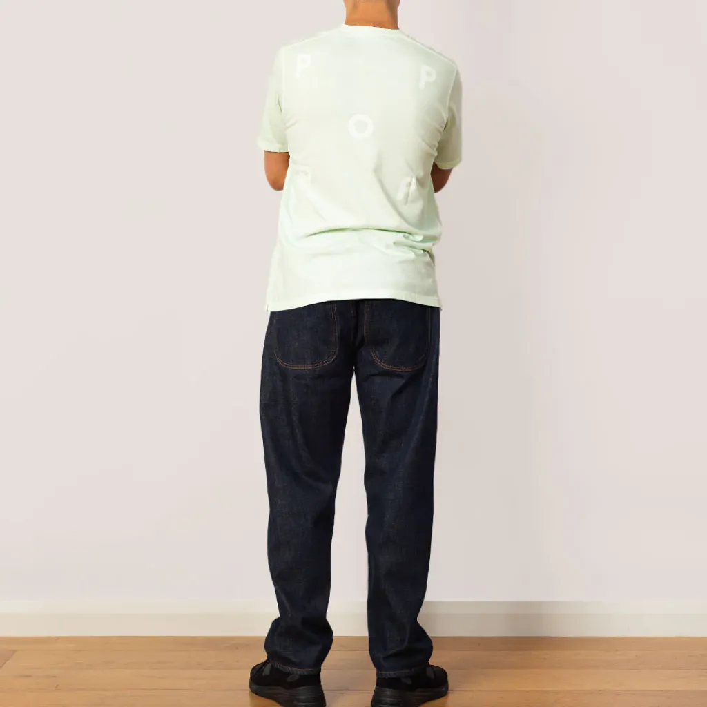 T-Shirts|Pop Trading Company Logo T-Shirt - Blue Haze