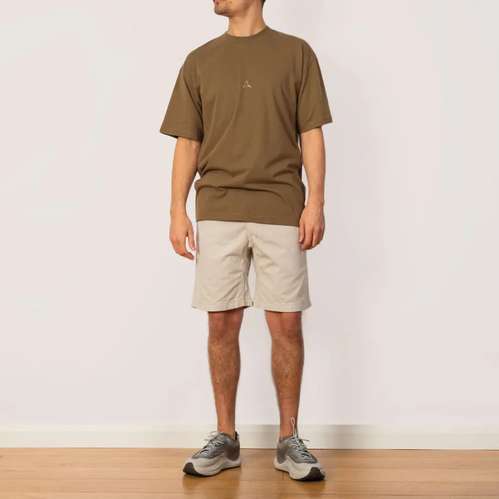 T-Shirts|Roa Logo T-Shirt - Brown Olive