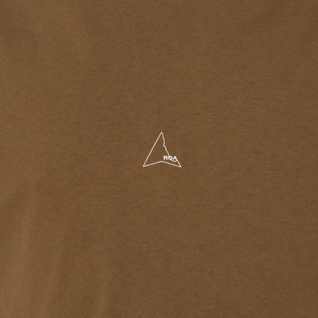 T-Shirts|Roa Logo T-Shirt - Brown Olive