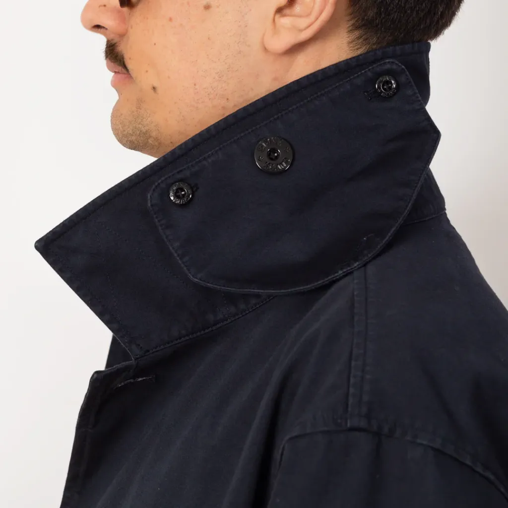 Jackets|Stone Island Long Mac - Navy Blue (V0020)