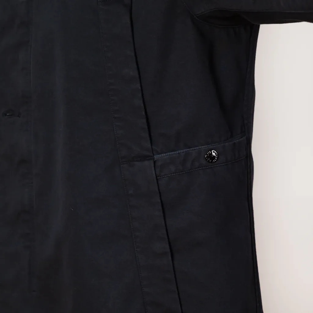 Jackets|Stone Island Long Mac - Navy Blue (V0020)