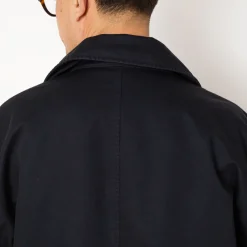 Jackets|Stone Island Long Mac - Navy Blue (V0020)