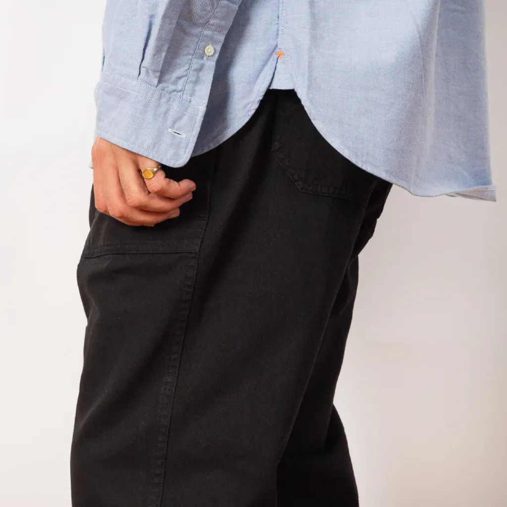 Trousers|Gramicci Loose Tapered Ridge Pant - Black