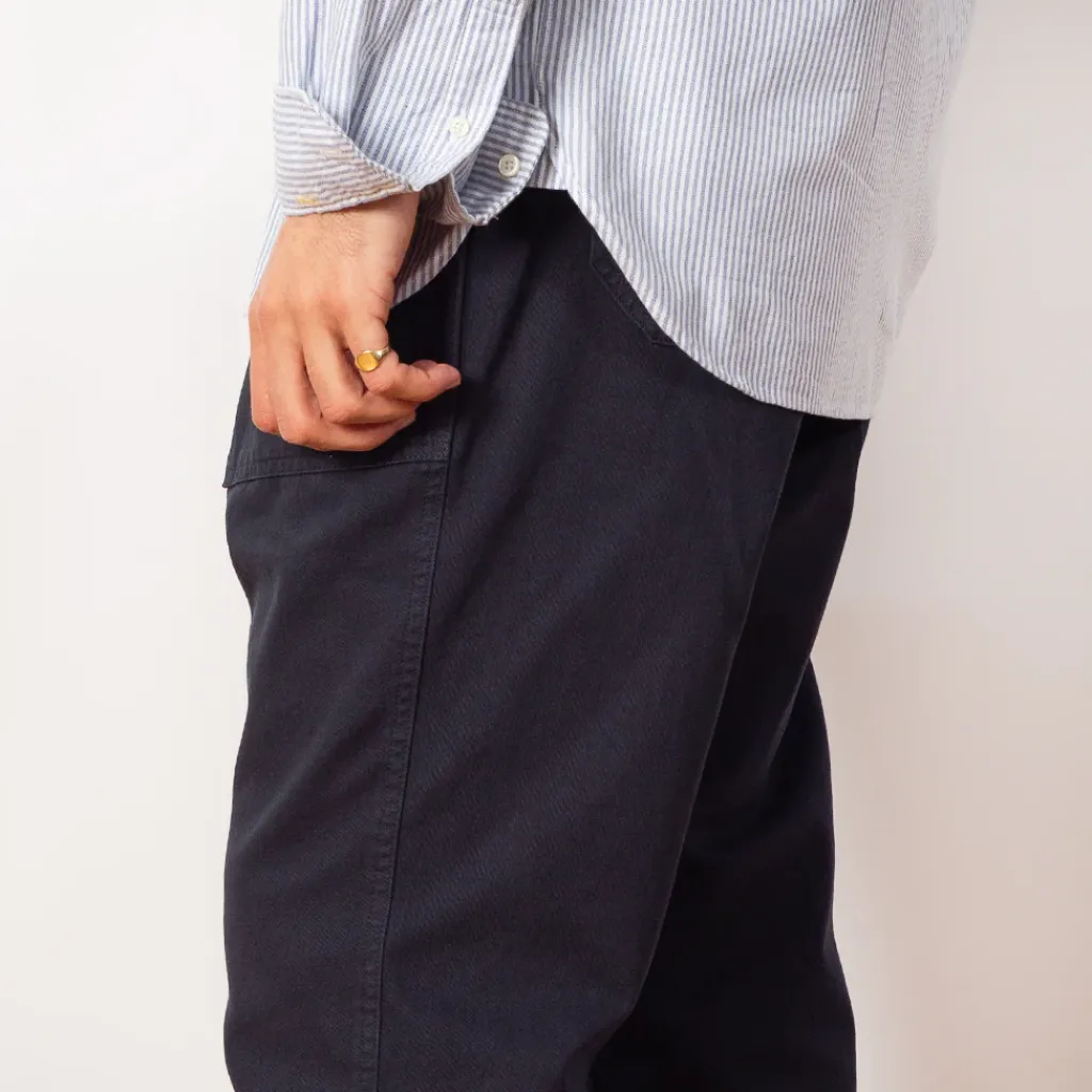 Trousers|Gramicci Loose Tapered Ridge Pant - Double Navy
