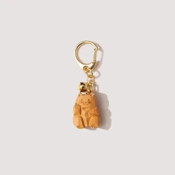 Lifestyle|Beams Japan Lucky Cat Key Chain - Wood