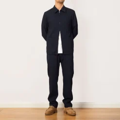 Shirts|Barena Marafon Folco Overshirt - Navy