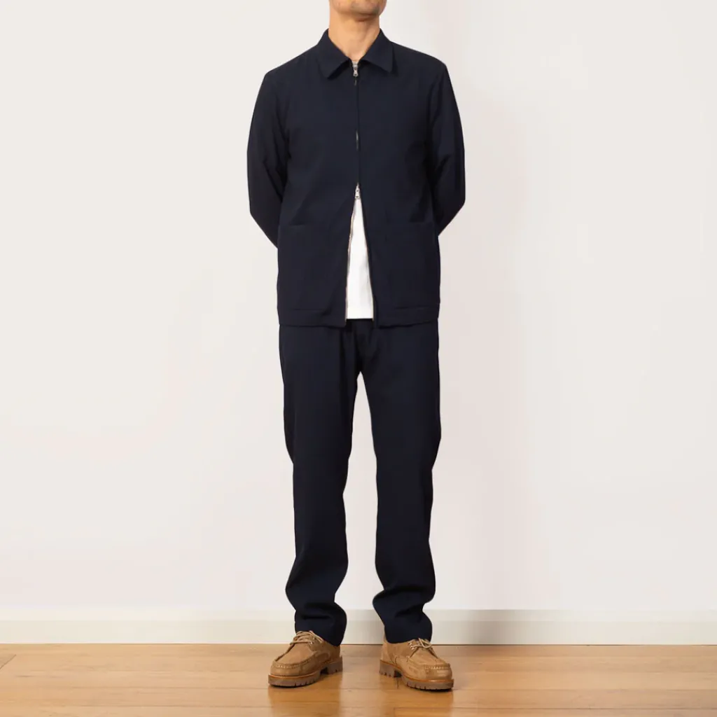 Shirts|Barena Marafon Folco Overshirt - Navy