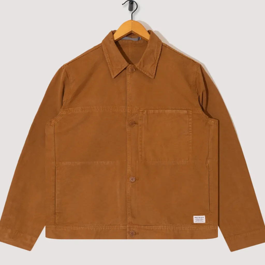Shirts|Norse Projects Marcus Canvas Overshirt - Duck