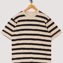 T-Shirts|MHL By Margaret Howell Matelot Crew - Natural/Black