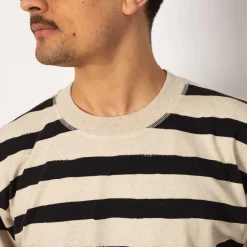 T-Shirts|MHL By Margaret Howell Matelot Crew - Natural/Black