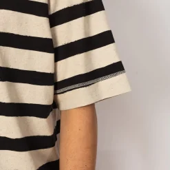 T-Shirts|MHL By Margaret Howell Matelot Crew - Natural/Black
