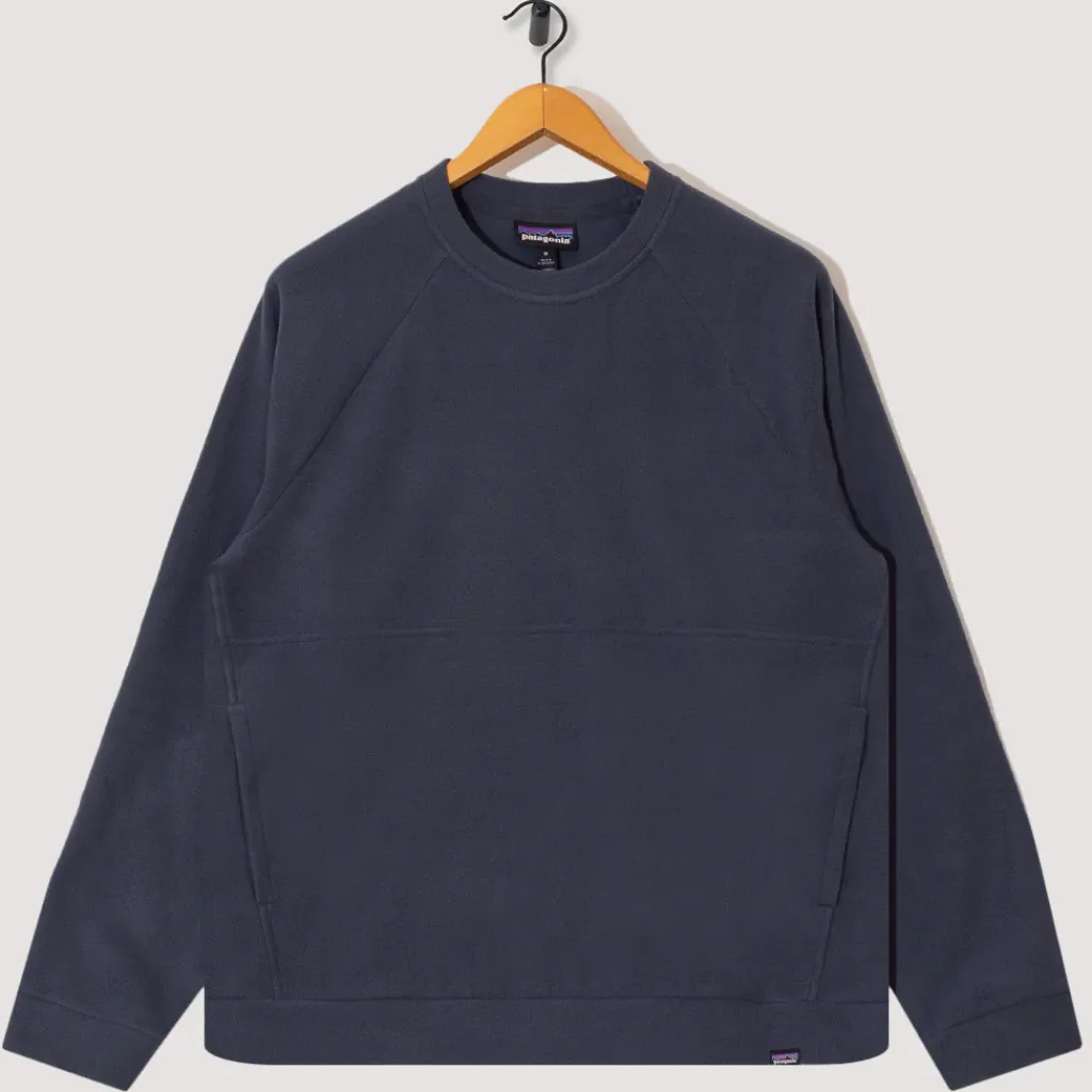 Sweatshirts|Patagonia Micro D Crew Neck - Smolder Blue