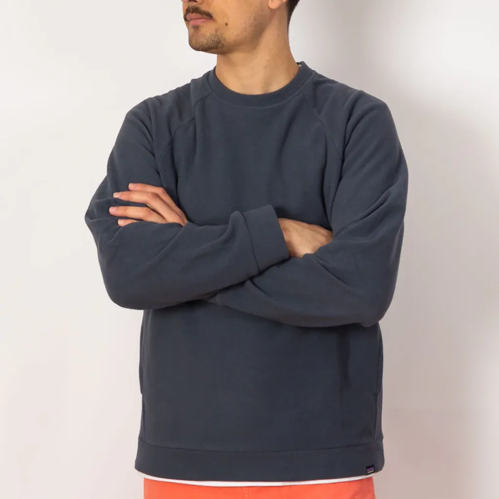 Sweatshirts|Patagonia Micro D Crew Neck - Smolder Blue