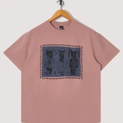 T-Shirts|Brain Dead Mind Games T-Shirt - Mauve