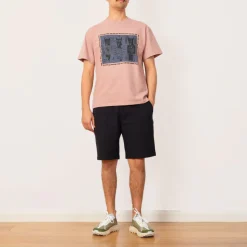 T-Shirts|Brain Dead Mind Games T-Shirt - Mauve
