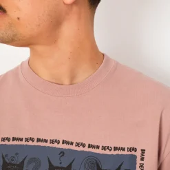 T-Shirts|Brain Dead Mind Games T-Shirt - Mauve