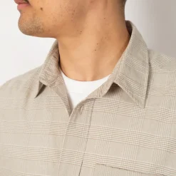 Shirts|Norse Projects Mo Oversized Check Shirt - Heathland Brown