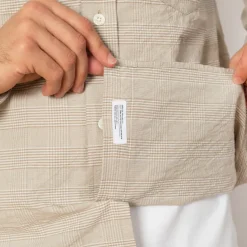 Shirts|Norse Projects Mo Oversized Check Shirt - Heathland Brown