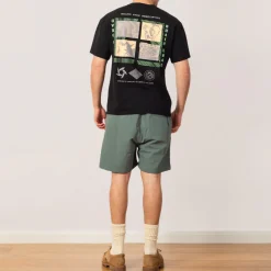 T-Shirts|Brain Dead Neuro Free Association T-Shirt - Washed Black