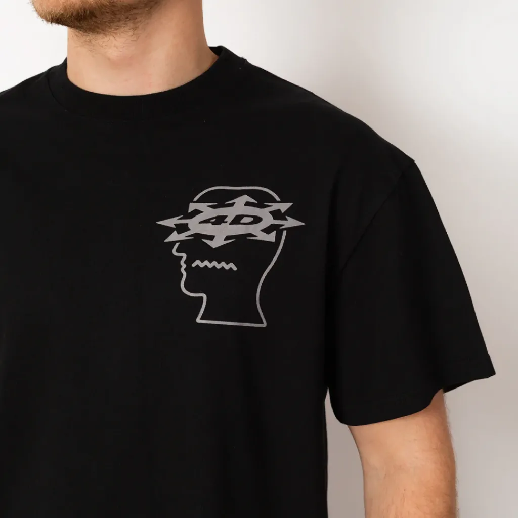 T-Shirts|Brain Dead Neuro Free Association T-Shirt - Washed Black