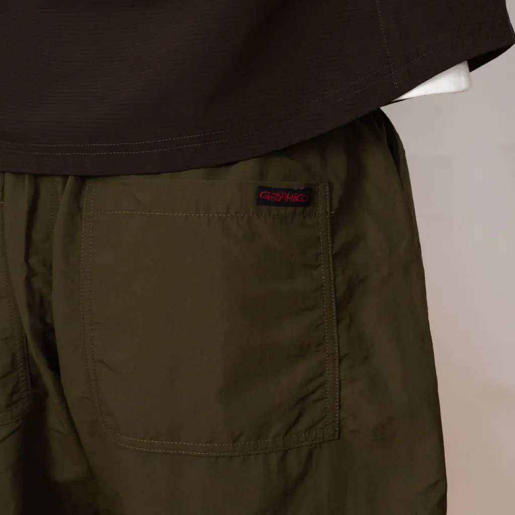 Shorts|Gramicci Nylon Loose Short - Deep Olive