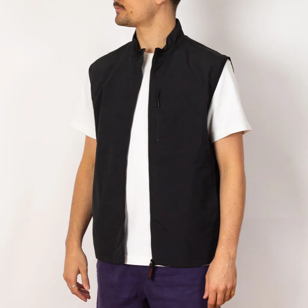 Jackets|Gramicci Nylon Vest - Black