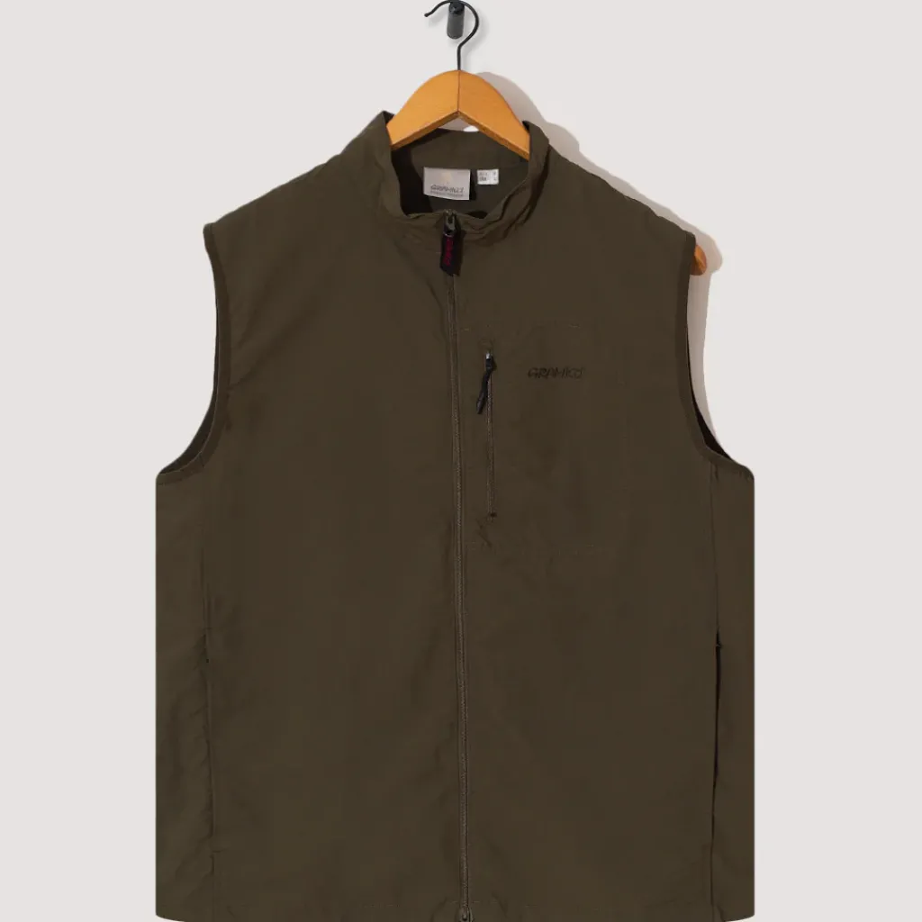 Jackets|Gramicci Nylon Vest - Deep Olive