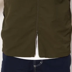 Jackets|Gramicci Nylon Vest - Deep Olive
