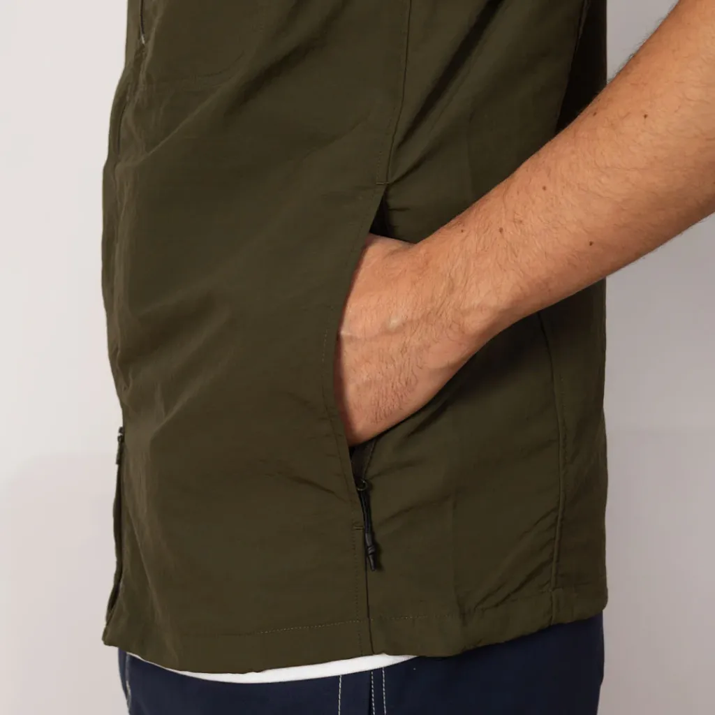 Jackets|Gramicci Nylon Vest - Deep Olive