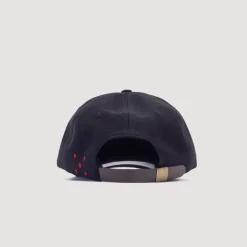 Headwear|Pop Trading Company O 6 Panel Cap - Black/Red