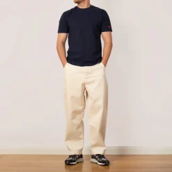 T-Shirts|Healthknit Open-End Dry Jersey Crewneck S/S - Navy