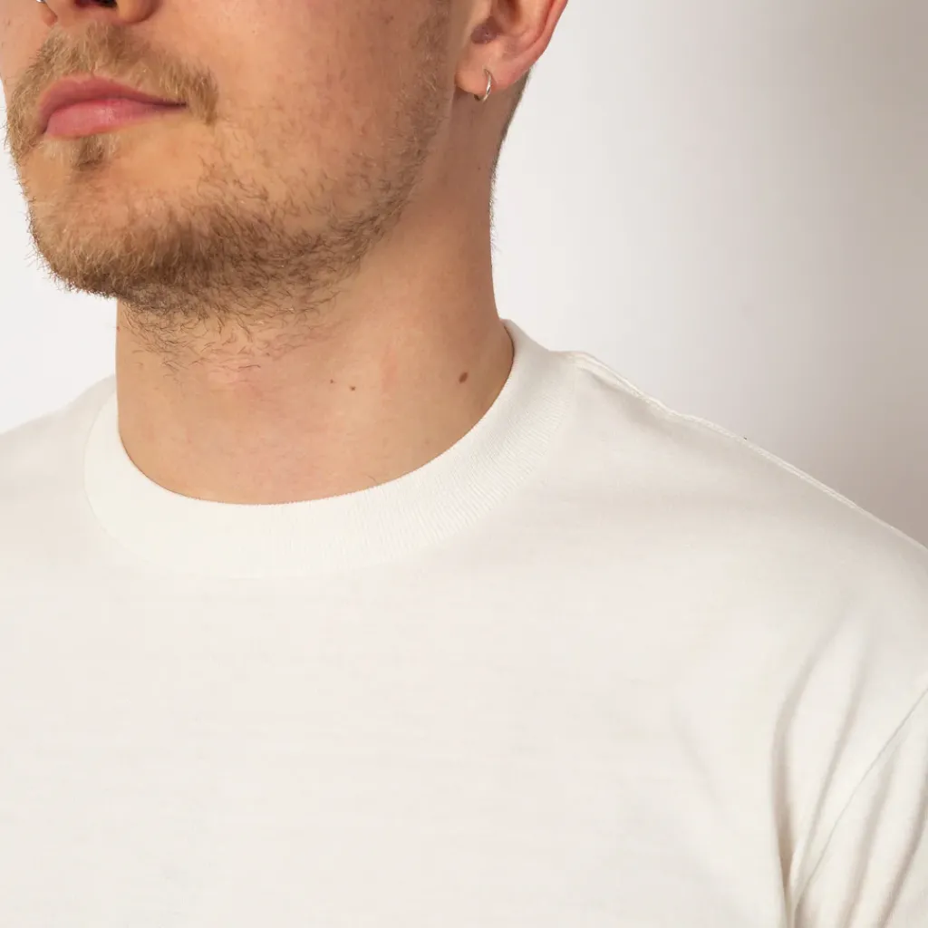 T-Shirts|Healthknit Open-End Dry Jersey Crewneck S/S - Off White