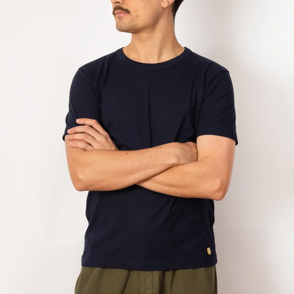 T-Shirts|Armor Lux Organic Lightweight Heritage T-Shirt - Marine Deep
