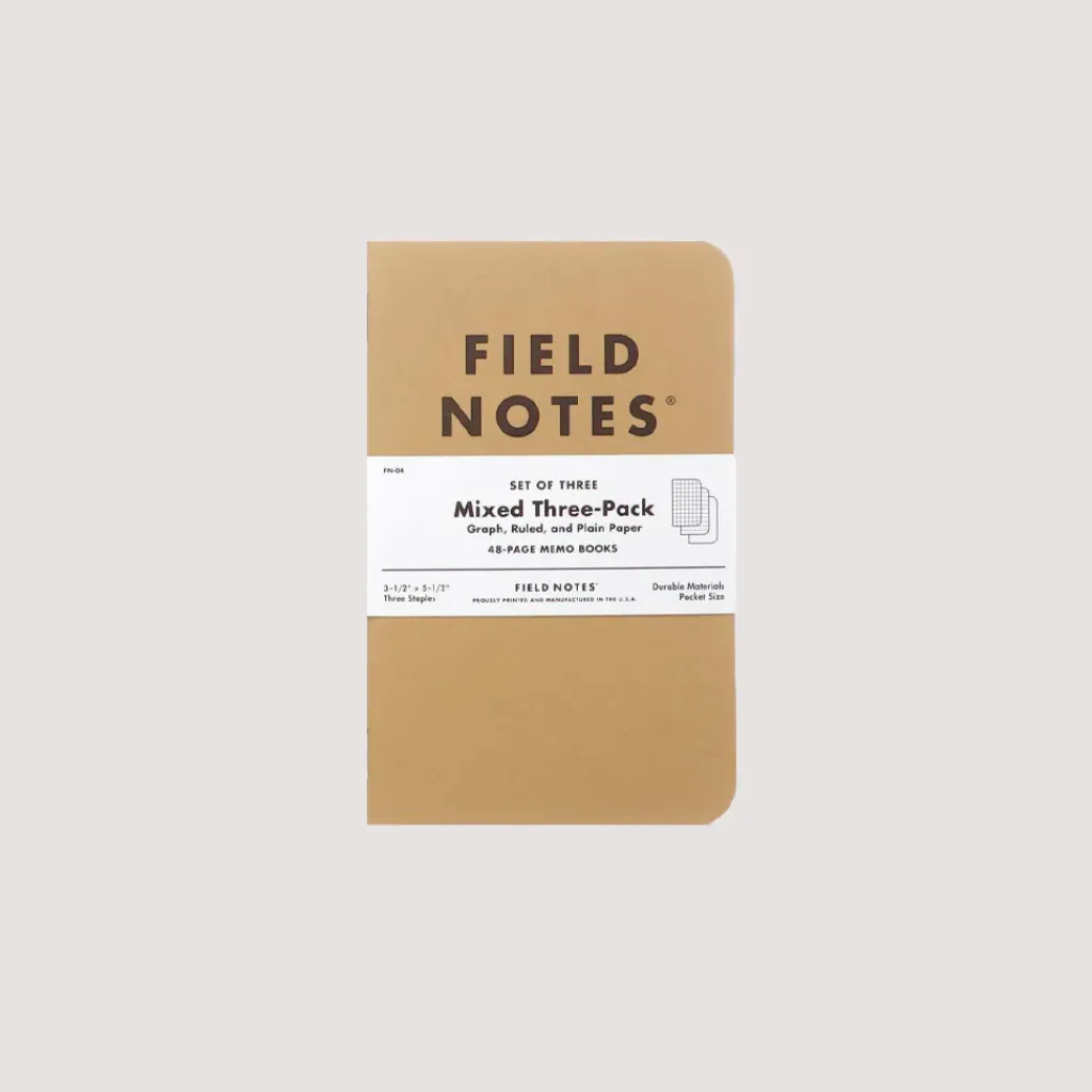 Lifestyle|Field Notes Original Kraft - Mixed Paper 3-Pack