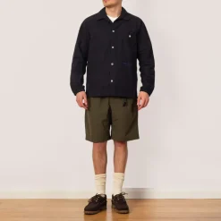 Jackets|Stone Island Marina Overshirt - Navy Blue (V0020)