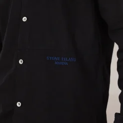 Jackets|Stone Island Marina Overshirt - Navy Blue (V0020)