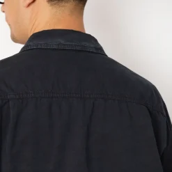 Shirts|Stone Island Overshirt S/S - Navy Blue (V0120)