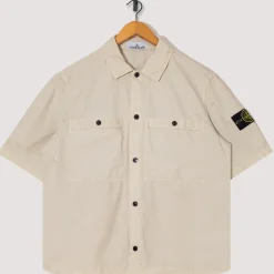 Shirts|Stone Island Overshirt S/S - Sand (V0195)